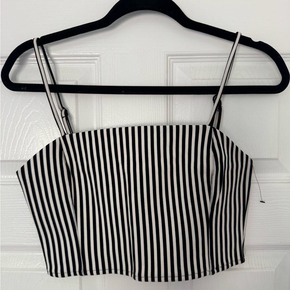 Amuse Society NWOT Black and White Knit Top